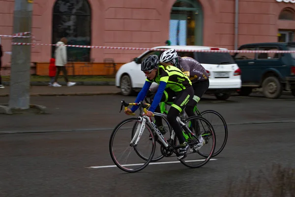 Chelyabinsk Södra Ural Ryssland Maj 2021 Mass Cykel Ras Stadens — Stockfoto