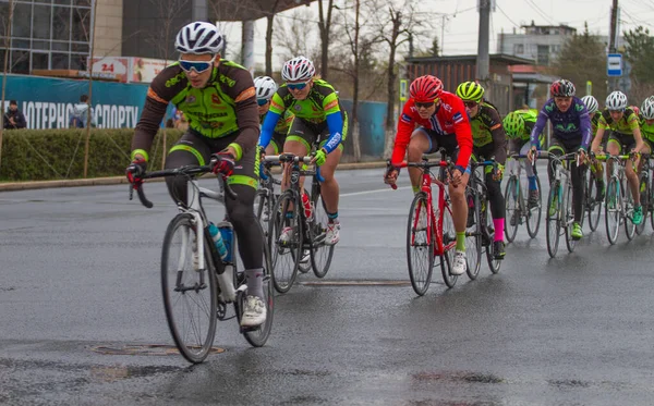 Chelyabinsk Södra Ural Ryssland Maj 2021 Mass Cykel Ras Stadens — Stockfoto