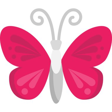 Basit vektör çizimi kelebeği