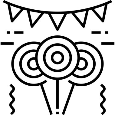 Basit vektör çizimi lolipop