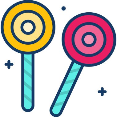 Basit vektör çizimi lolipop