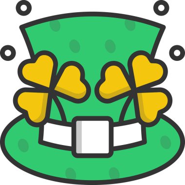 Basit vektör çizim şapkası