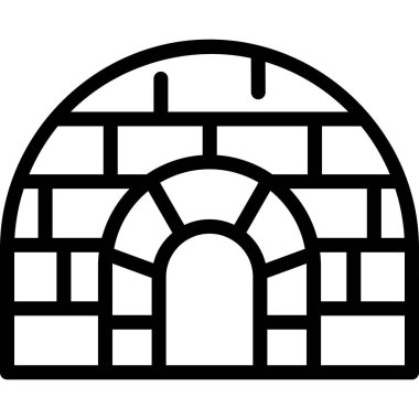 Basit vektör illüstrasyon iglosu