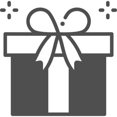 hediye simgesi vektör illüstrasyonu 