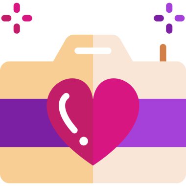 kamera simgesi vektör illüstrasyonu 