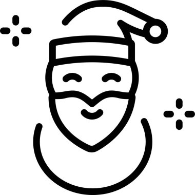 Noel Baba vektör illüstrasyonu 