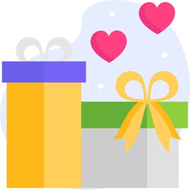 vektör illüstrasyon hediye simgesi