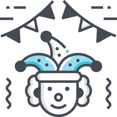 Basit vektör çizim şapkası