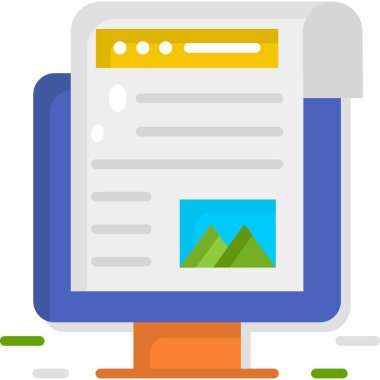 Basit vektör illüstrasyon günlük tutma kavramı 