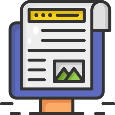 Basit vektör illüstrasyon günlük tutma kavramı 