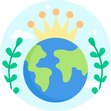 Basit vektör illüstrasyon kralı