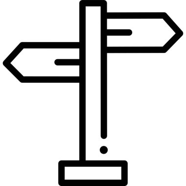 Basit vektör illüstrasyon işareti