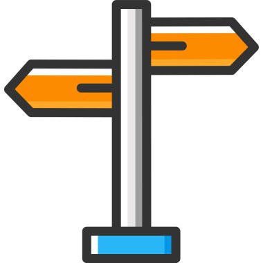 Basit vektör illüstrasyon işareti