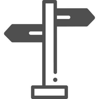 Basit vektör illüstrasyon işareti