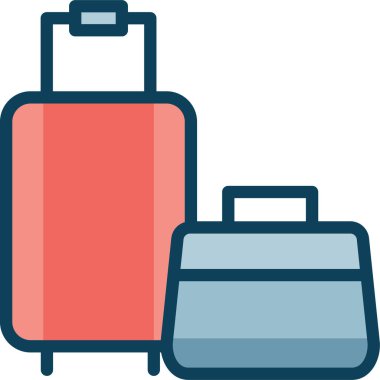 Basit vektör illüstrasyon çantası