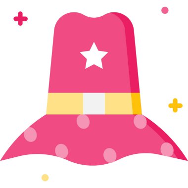 Basit vektör çizim şapkası