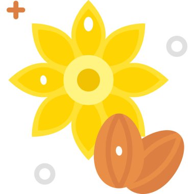 Basit vektör illüstrasyon çiçeği 