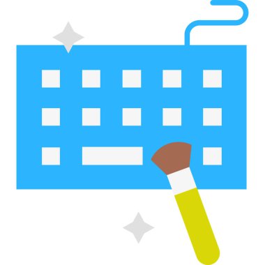 Basit vektör illüstrasyon klavyesi