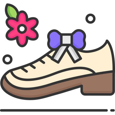 Basit vektör çizimi ayakkabısı