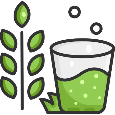 Basit vektör illüstrasyon buğdayı