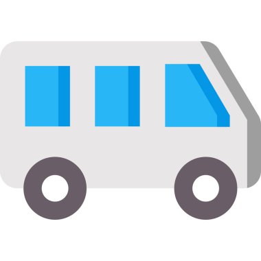 Basit vektör illüstrasyon yolu 