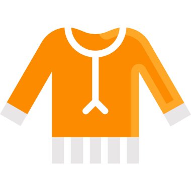 Basit vektör illüstrasyon kazağı