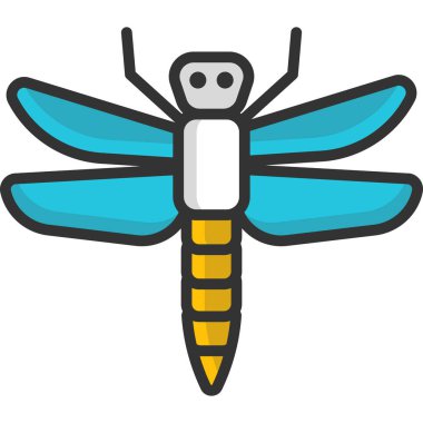 Basit vektör çizimi kelebeği