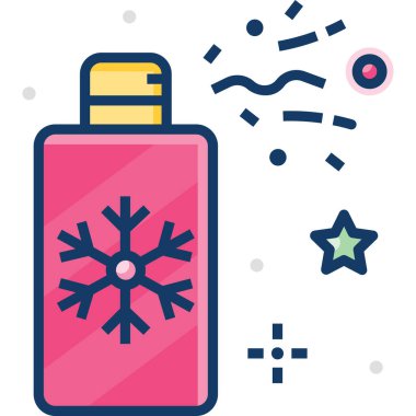 Basit vektör çizimi spreyi