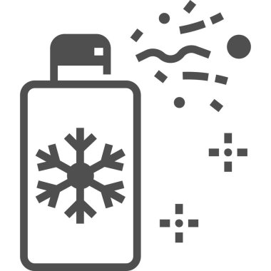 Basit vektör çizimi spreyi