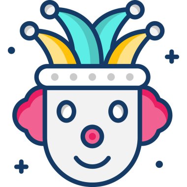 Basit vektör çizimi palyaçosu