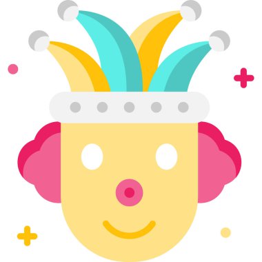 Basit vektör çizimi palyaçosu