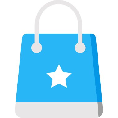 Basit vektör illüstrasyon çantası