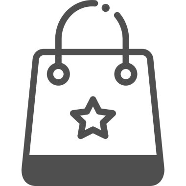 Basit vektör illüstrasyon çantası