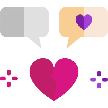 kalp sembolü illüstrasyonu 