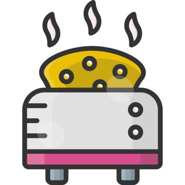 Basit vektör illüstrasyon yiyeceği