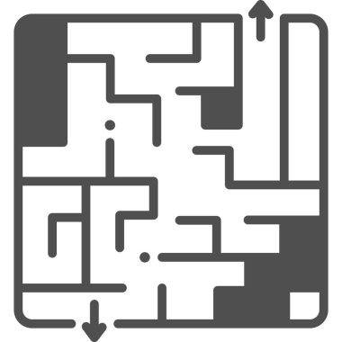 Basit vektör illüstrasyon oyunu