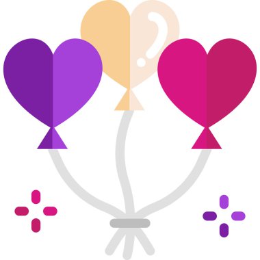 Basit vektör çizim balonları 