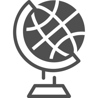 Küresel simge vektör illüstrasyonu 