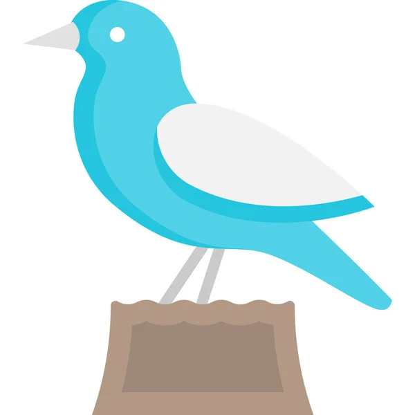 Пташиний Значок Векторні Ілюстрації — стоковий вектор