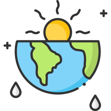 toprak vektör çizimi, gezegen kavramını kaydet 