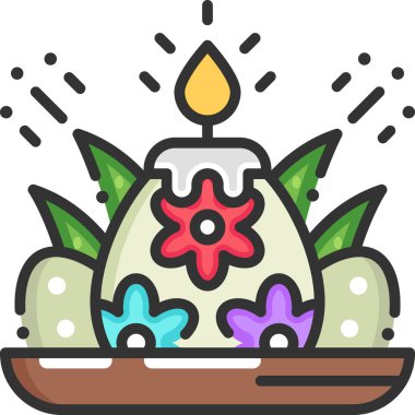 Basit vektör çizim yumurtaları