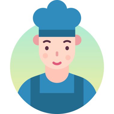 Basit vektör illüstrasyon pişirme