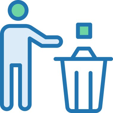 Basit vektör illüstrasyon çantası