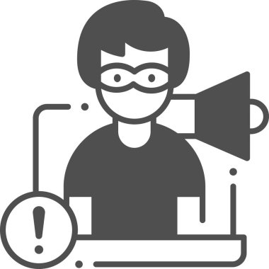 Basit vektör çizimi kadın