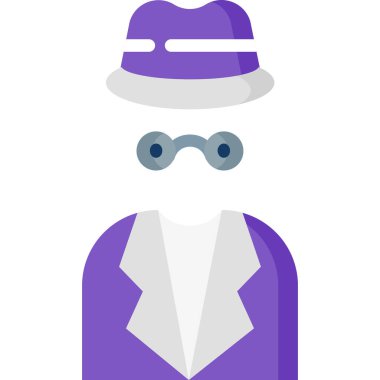 Basit vektör illüstrasyon adamı