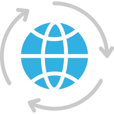 Basit vektör illüstrasyon geri dönüşümü