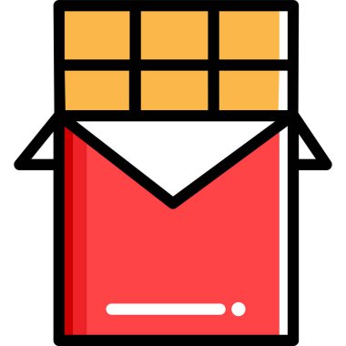 Basit vektör çizimi çikolatası