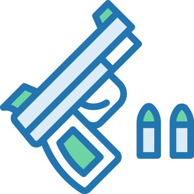 Basit vektör illüstrasyon kurşunları