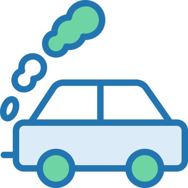 Basit vektör illüstrasyon kirliliği