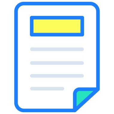 Basit vektör illüstrasyon dosyası